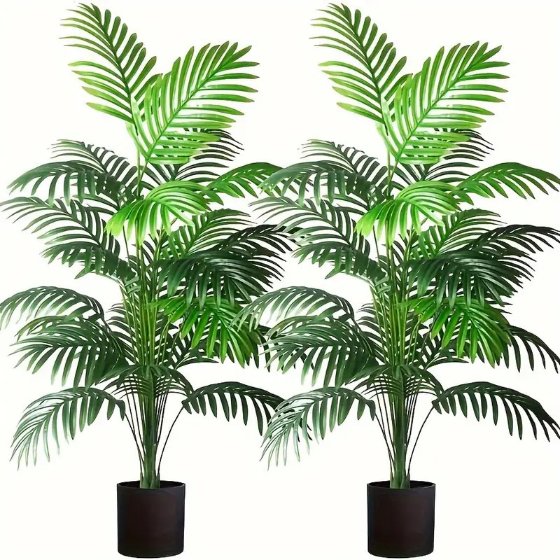 Monstera Adansonii - 24-листья пальмы Areca, искусственные растения, деревья